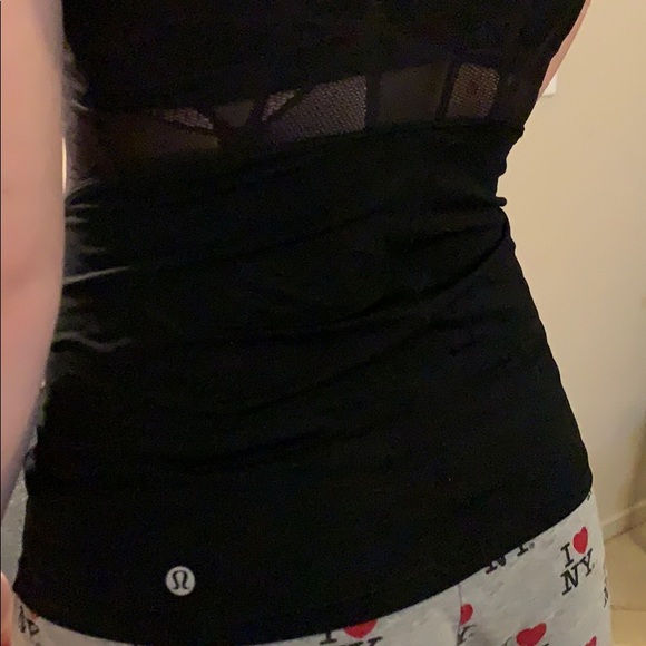 lululemon workout top built in sports bra luxtreme - Picture 3 of 3